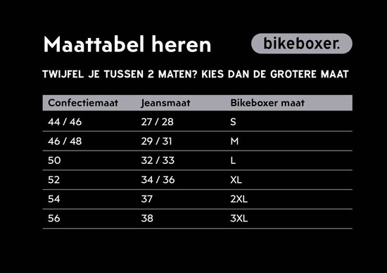bikeboxer. Original Heren E-bike fietsonderbroek met zeem Zwart - L van Merkloos — afbeelding 5