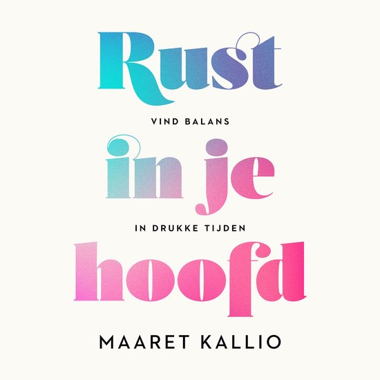 Rust in je hoofd - cover