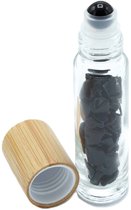 THINTON Roll-on fles, leeg, 10 ml en 5 ml, 10 stuks, roll-on glazen flessen voor etherische olie, navulbare roll-on glazen flessen met roestvrijstalen