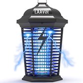 Laavir Muggenlamp - 4000V - 18W - Insectenlamp - Muggenvanger - Tegen Muggen, Fruitvliegjes en Motten - Anti muggen - Voor binnen en buiten - Bereik 100m² - alternatief voor muggenstekker, muggennet, muggenspray