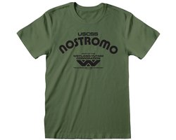 T-shirt Alien Retro Nostromo pour homme - Olive - XL