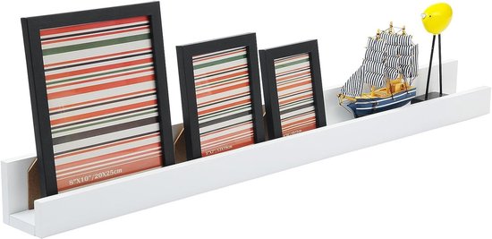 Relaxdays Kubussenrek set van 4, hangrek Cube voor muur, zwevend wandboard groot, MDF, h x d