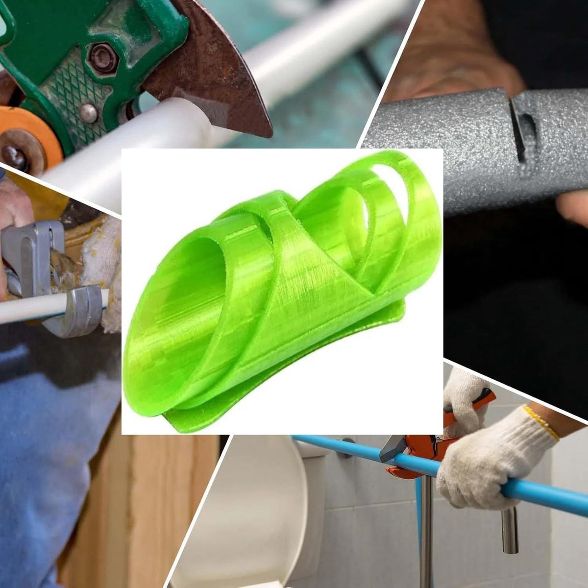 Koperen buis isolatie snijgereedschap - 15 mm, 22 mm, 28 mm maten voor 45 graden hoeken (niet 3D geprint