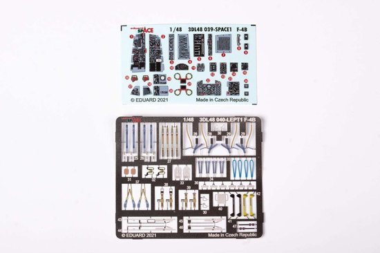 Eduard Modelbouwdecoratie - 3DL48040 Accessoires F-4B Sp for Photo-etch