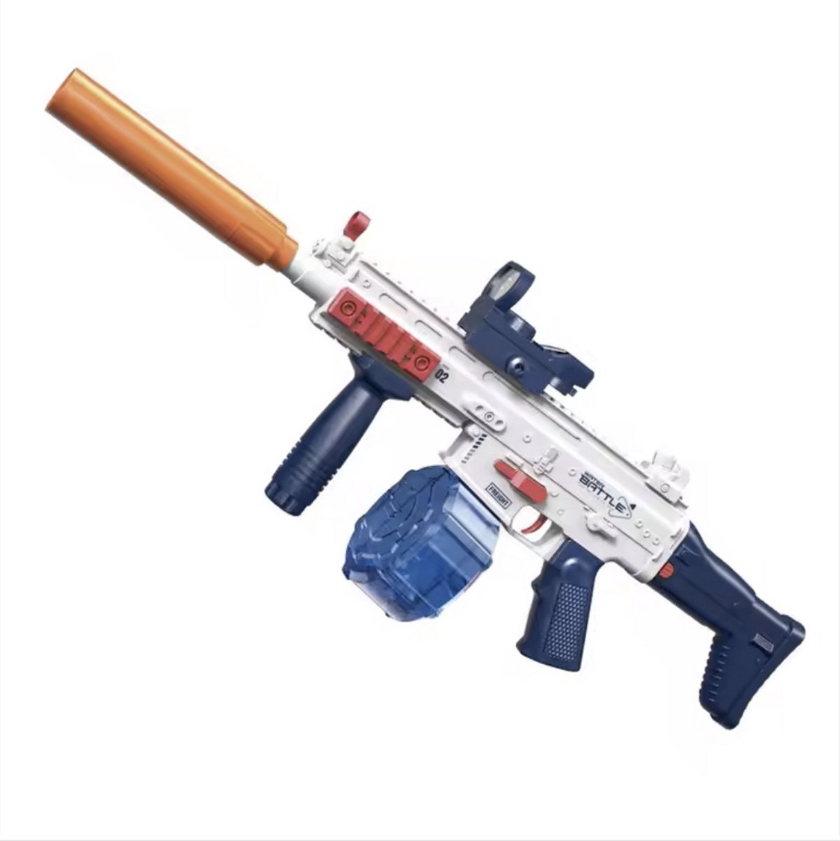 Mitovi® Elektrisch Waterpistool – Automatische Watergun – Krachtig 8m Bereik - Watergeweer – Aquablaster – Elektrisch & Automatisch Waterspeelgoed – Buitenspeelgoed voor Kinderen & Volwassenen – Zwembad & Tuin – Perfect voor Zomerpret & Vakantie — afbeelding 8