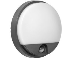 Adviti Buitenlamp met Bewegingssensor AGAT - Tuinverlichting 4000K - Buitenverlichting met IP54 - Muurlamp 1100lm - Wandlamp buiten IK08 - Antraciet