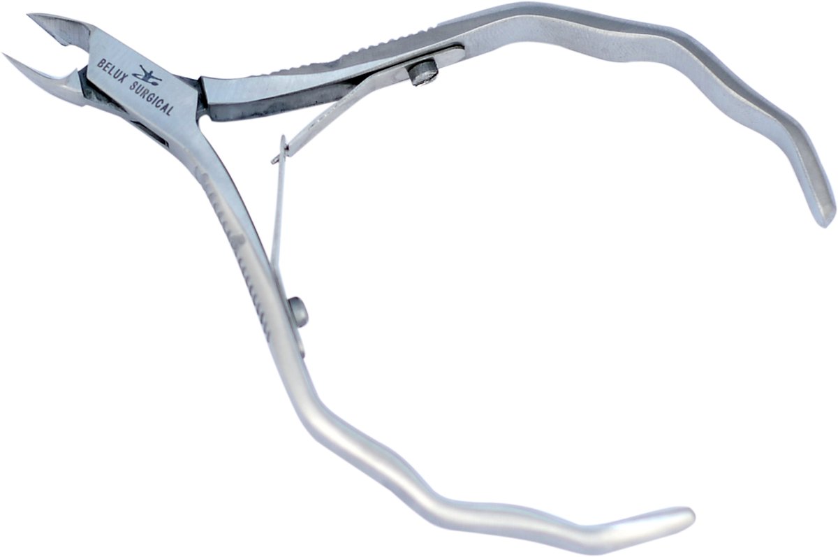 Belux Surgical Instruments / Nagelriem knipper met dubbele scharnier . 11.5cm 8mm snijbek