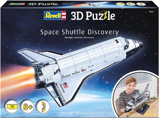3D Puzzel NASA - Apollo Saturn V | 3-D Puzzels Geschenken voor kinderen en volwassenen | Model Kits voor Volwassenen om | Model Kits JigsawPuzzels | 136 Stuks