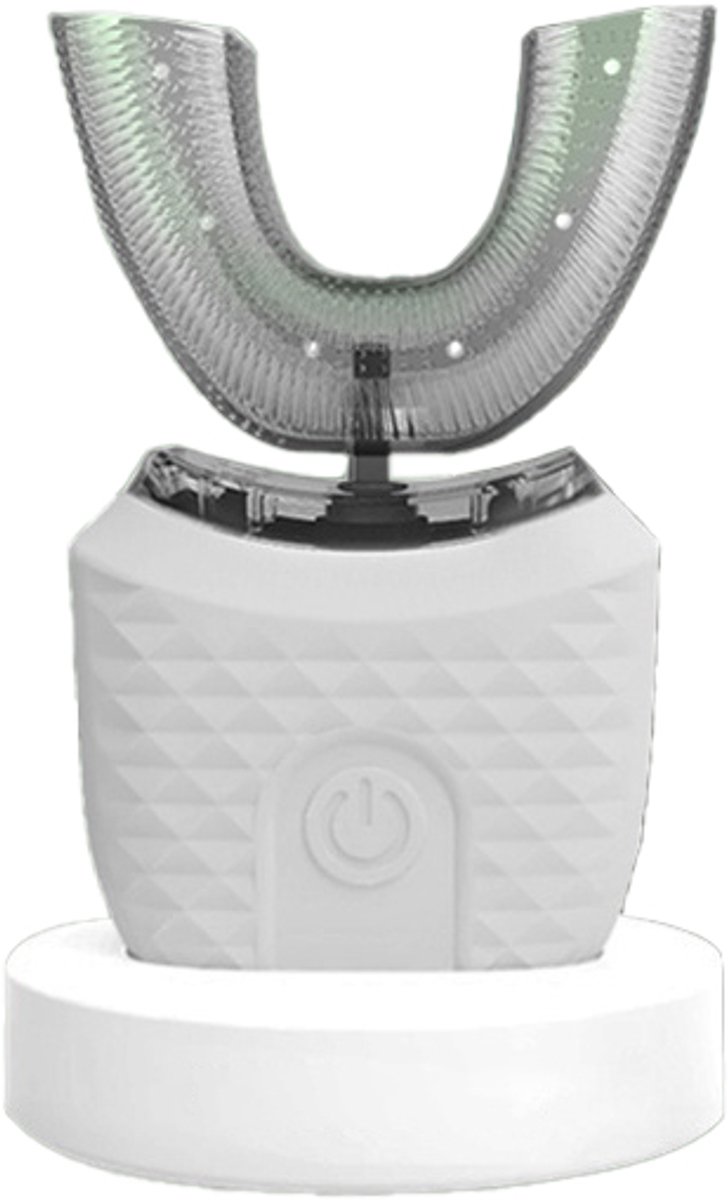 U-Vormige Tandenborstel - Smart Brush Tanden - Automatische Elektrische Tandenborstel - Tanden Bleken en Reinigen - Handsfree - UV Blauw Licht - 360° - 4 Standen - Waterbestendig - Teeth Whitening