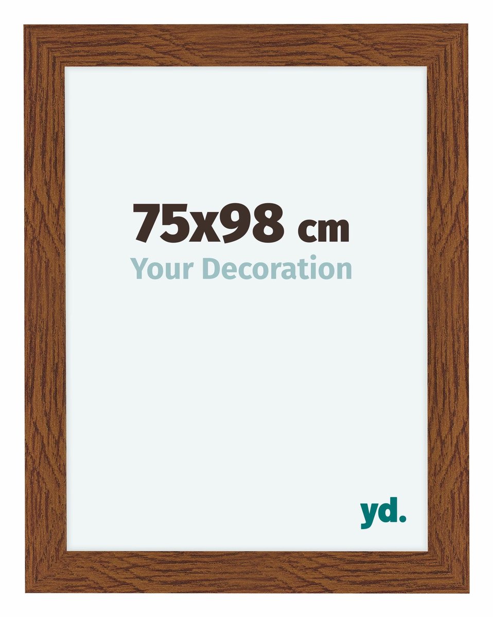 yd. Your Decoration - Fotolijst 75x98 cm - MDF - Eiken Rustiek - Como