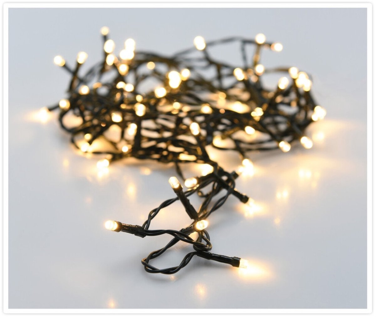 KerstXL Kerstboomverlichting - 80 LED lampjes - 6 m - voor bomen tot 100 cm - Warm wit licht – foto 2