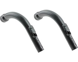 Pistoolgreep - 2 stuks - geschikt voor Miele stofzuigers - Serie S500 S600, S4, S5, C1, C2, S4000, S5000, S8 - Handgreep geschikt voor Miele stofzuigers - Vervangende steelbuis