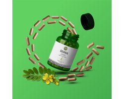 100% Natuurlijke Vanan Senna - Ayurvedisch Supplement - 250mg Sennablad Extract - Voor Gezonde Darmfunctie & Constipatieverlichting - Vegan & GMP