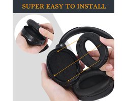Oorkussens Geschikt voor Sony MDR-1000X WH-1000XM2 1 paar Zwart