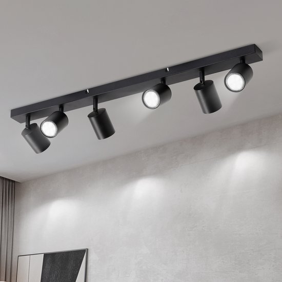 NETTLIFE 6-Lichts Plafondlamp Modern