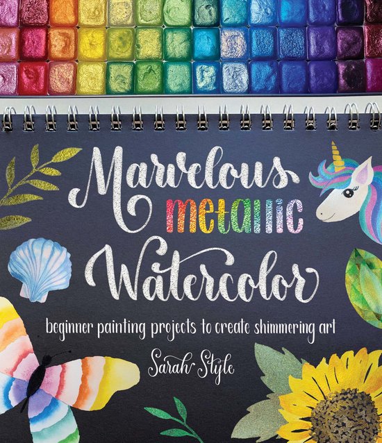 Marvelous Metallic Watercolor - cover