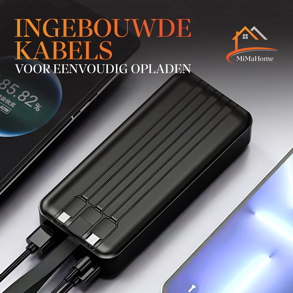 MiMaHome Powerbank 30000 mah Fast charge - Noodpakket - afbeelding 3