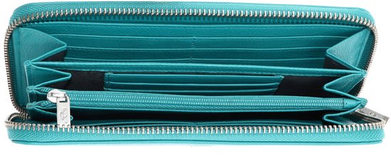 Golden Head Cuir porte-monnaie Madrid RFID Protect RV-Damenbörse 2822 Türkis turquoise