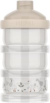 Tour à lait en poudre Mepal Mio 3 pièces - 360 ml - Fermeture hermétique avec bouchon verseur - Stockage et dosage multifonctionnels - Little Goose