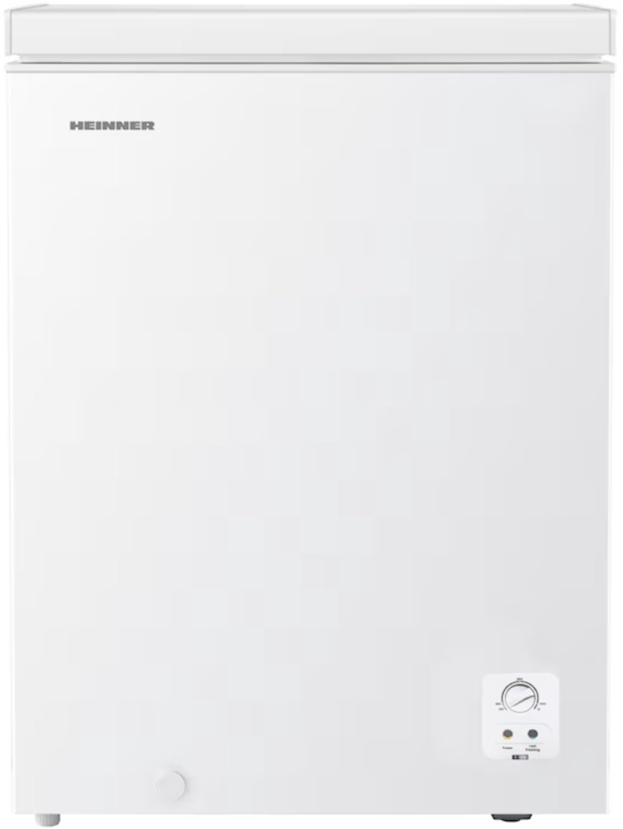 Heinner HCF-HS142E++ Vrieskist – 142 L – Snelvriesfunctie – Mechanische Bediening – Inclusief 1 Mand – Wit – 5 Jaar Garantie