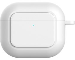 New Age Devi - Beschermhoes geschikt voor Apple Airpods 3 - Wit - Siliconen-case