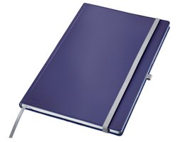 Leitz Style Notitieboek A4 Gelijnd - met Hardcover - 100 Grams Papier - Titanium Blauw