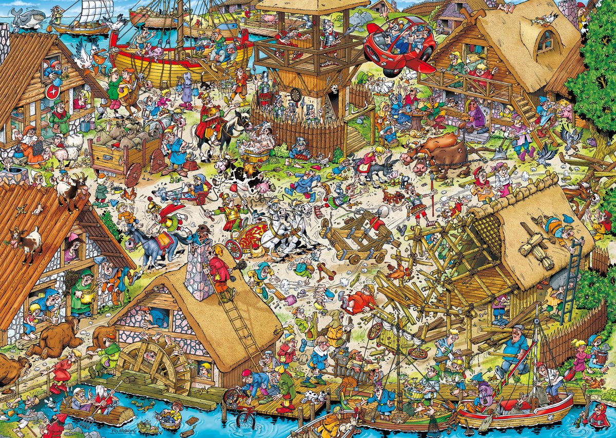 Ravensburger Ray's Comic Series - Time Travel 1 - Classical Era - 1000 stukjes Legpuzzel — afbeelding 4