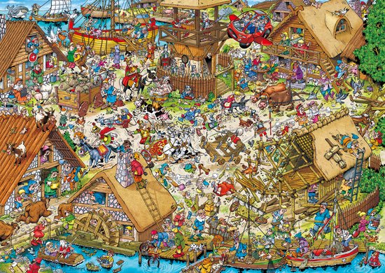 Ravensburger Ray's Comic Series - Voyage dans le temps 1 - Era classique - Puzzle 1000 pièces