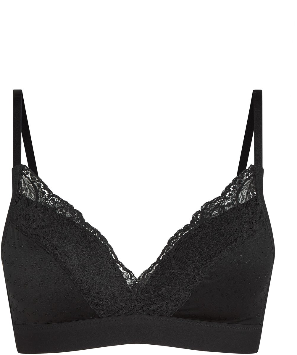 Hunkemöller Sophie Dames Voorgevormde Bh zonder beugel Zwart