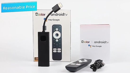 Dcolor GD1 Chromecast - 4K Ultra HD - Google TV - Android TV 11