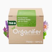 EM Vijverballen met plantvoeding (6 stuks – voor 1 jaar plantvoeding) Voor gezonde en weerbare Vijverplanten - Organifer