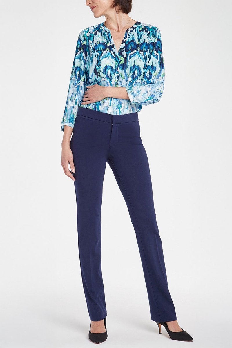 Slim Trouser Donkerblauw (Petite)