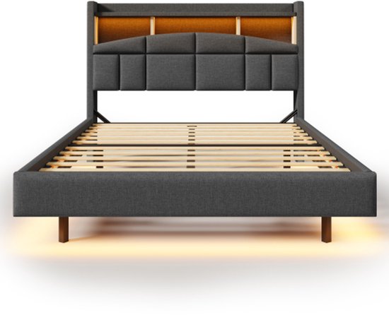 Roze kinderbed met opbergruimte, prinsessenbed 90 x 200 cm, met ledverlichting, verstelbaar hoofdeinde, PU (zonder matras Roze kinderbed met opbergruimte, prinsessenbed 90 x 200 cm, met ledverlichting, verstelbaar hoofdeinde, PU (zonder matras