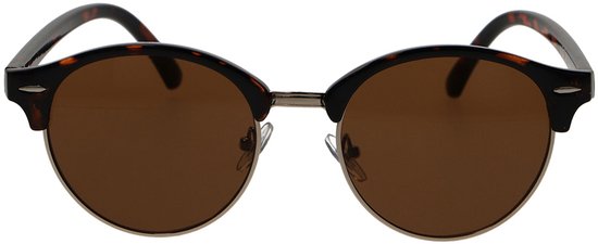 Spectrum Zonnebril Club Rond Havana Goud Bruin Unisex van Spectrum — afbeelding 3