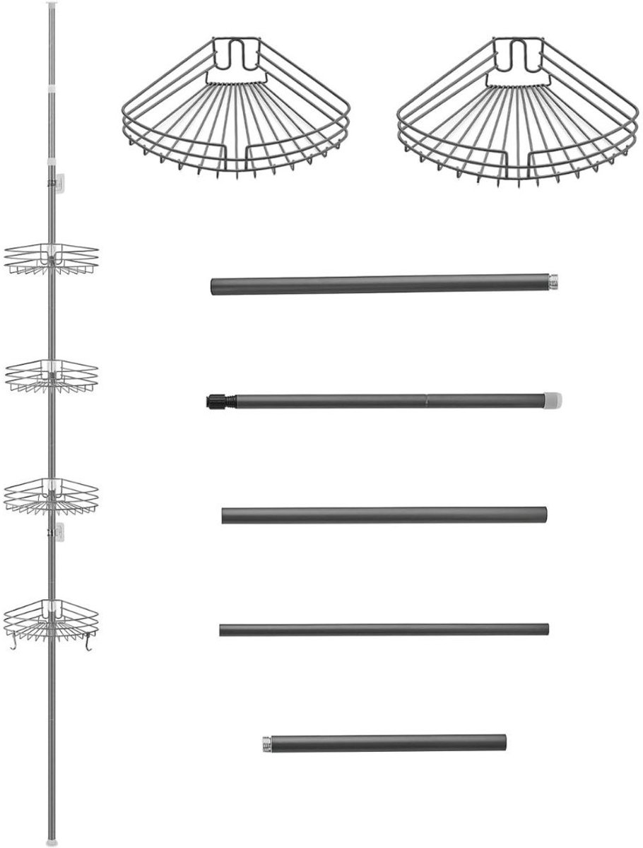 ApexArte® Luxe Doucherek Ilona - Telescopisch