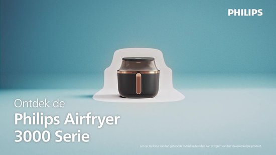 Philips 3000 Series Airfryer - NA341/00 - Kijkvenster - RapidAir Plus - 7.2L - Tot 6 Personen - Zwart