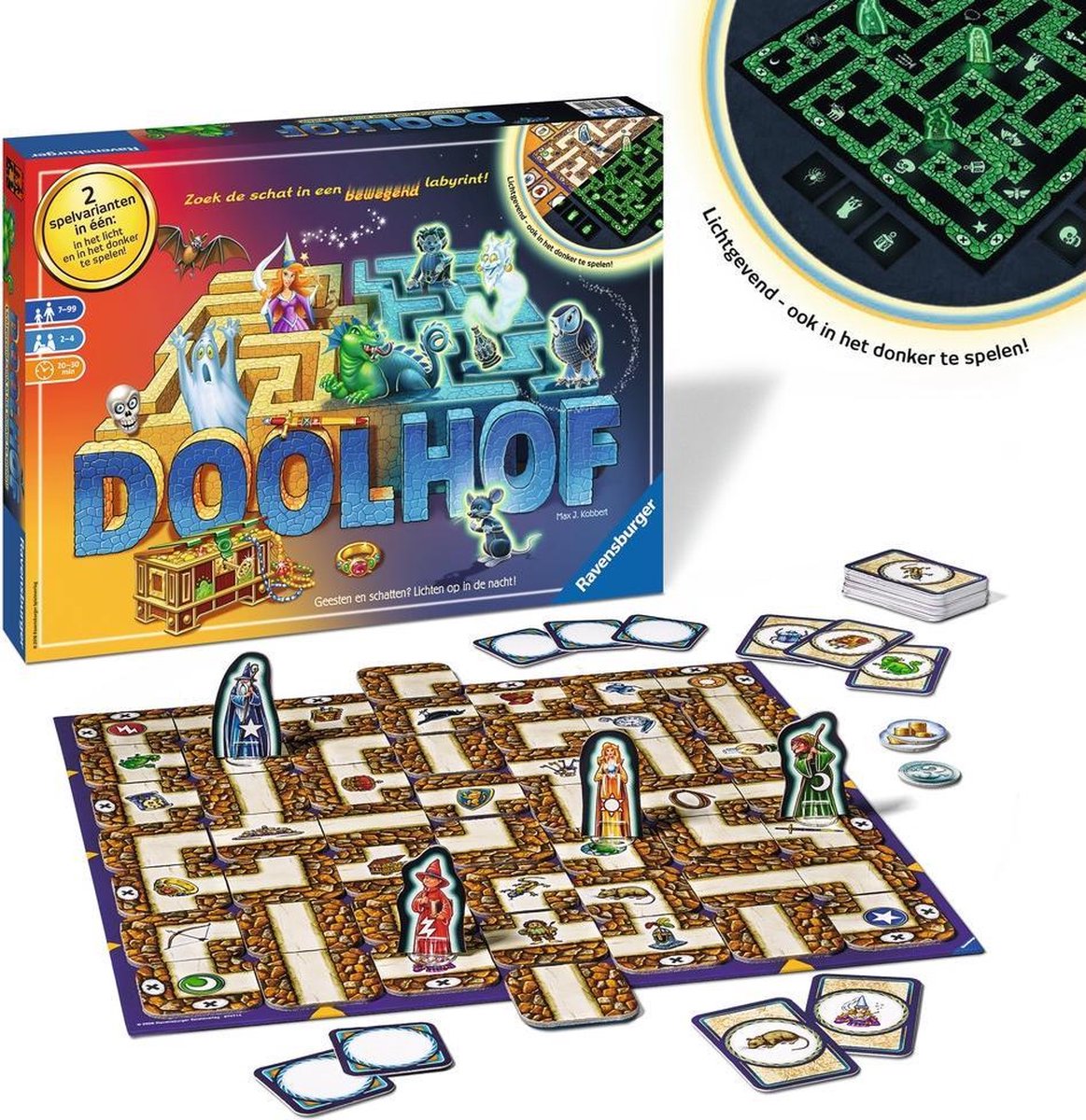 Ravensburger Betoverde Doolhof Glow In The Dark Bordspel Games Bol Com