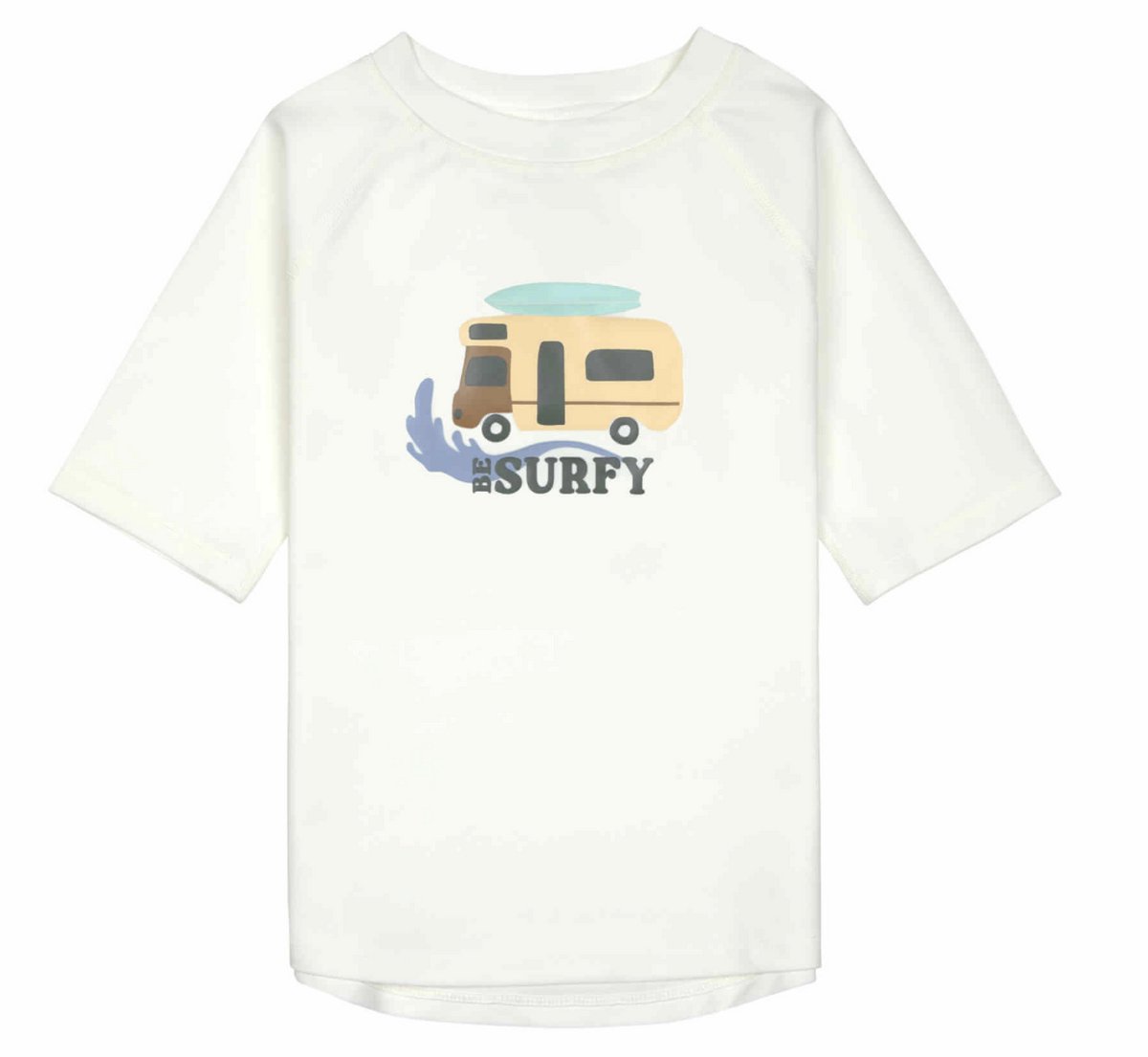 Lässig UV - T-shirt - Surfy - Camping - Sea salt - Wit