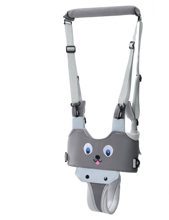 Foto: Baby walker assistent verstelbare loopgordel voor leren lopen veiligheidstuigje met zachte ondersteuning comfortabel en premium materialen voor peuters 9 24 maanden hond