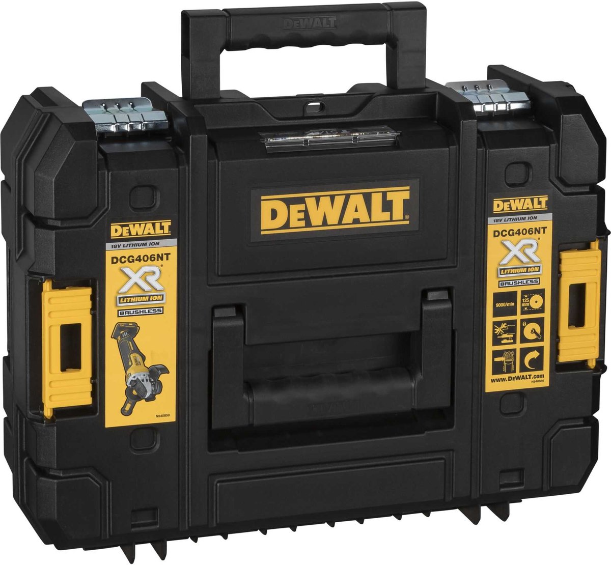 DeWALT DCG406NT Accu haakse slijper 18V XR Basic Body in TSTAK – foto 6