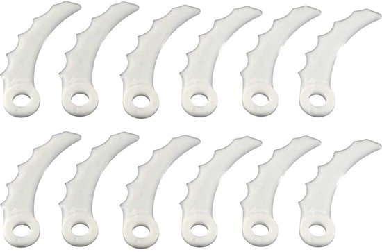 Makita 198426-9 Vervangingsmessen gebogen kunststof VE=12 van Makita — afbeelding 2