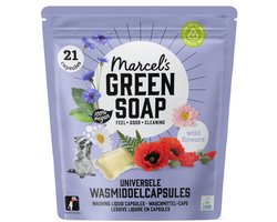 Marcel's Green Soap Wascapsules Wilde Bloemen - 21 capsules