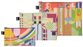 Pochettes Zip LOQI - Formes Saguaro, Fenêtres à l'ancienne, Ballons de mars recyclés