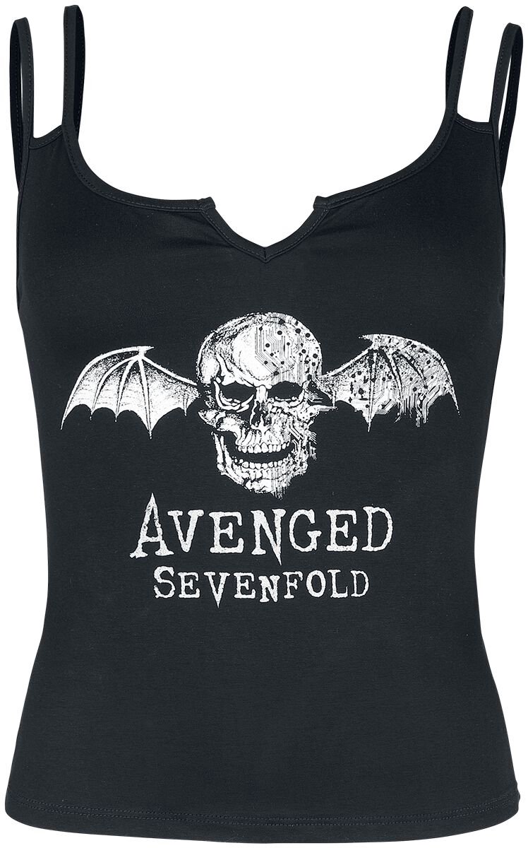 Avenged Sevenfold Deathbat Dames Top - zwart - XL