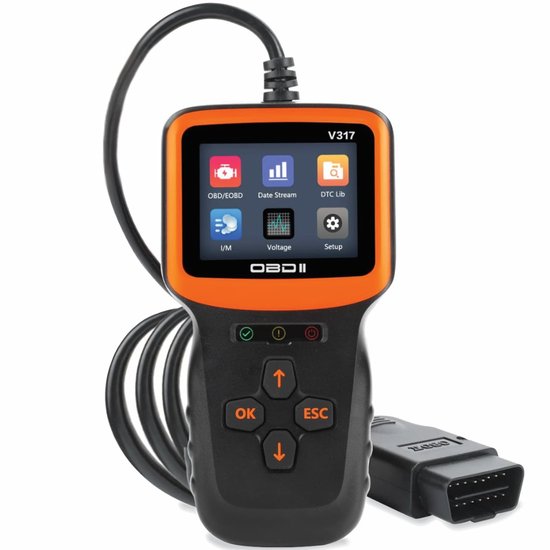 Livewell OBD2 Scanner - OBD - Vernieuwd LCD scherm - Incl. E-book - Auto uitlezen - Storing Verwijderen - Nederlandse Taal - Auto scanner - Diagnose apparatuur voor auto's - Plug & Play