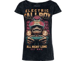 Electric Callboy All Night Long Dames T-shirt - houtskool - XL