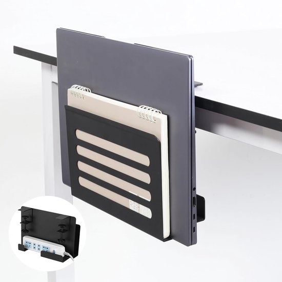 LUKETURE Bureau-zijopslag, onder stalen hangende organizer