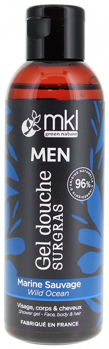 MKL Green Nature Men Douchegel Surgras Marine Sauvage 100 ml
