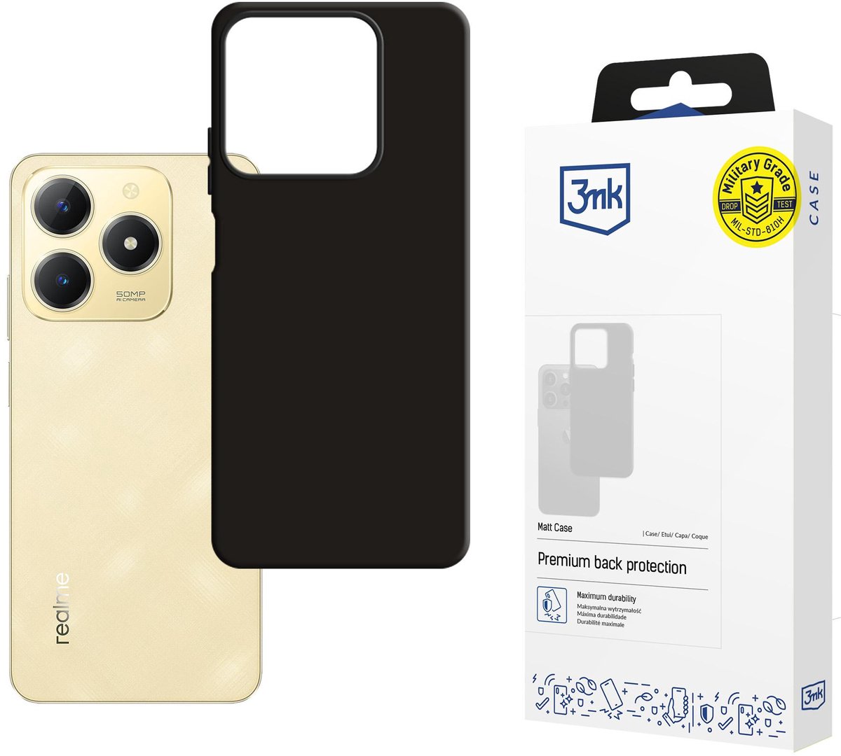 Realme C61 - 3mk Matte Hoesje