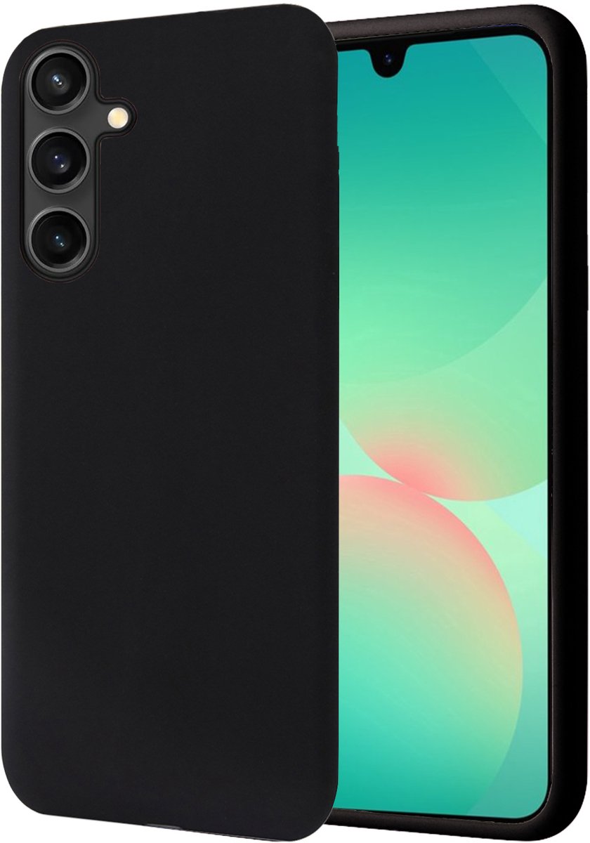 Hoesje geschikt voor Samsung Galaxy A17 5G / A26 - Mat Back Case Zwart